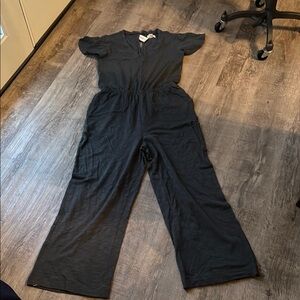 NWT One piece soft wide leg jumper